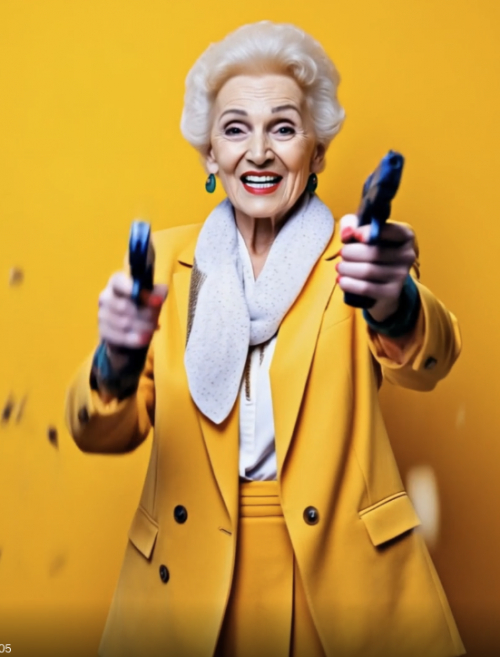 Transforme Ton Image en Scène d'Action avec Double Gun !