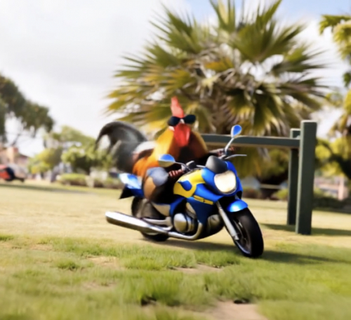 Transformez Votre Animal en Motocycliste !