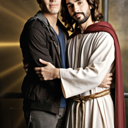 Étreinte Divine : Ressentez la Chaleur de Jésus